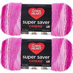 Red Heart Super Saver Ombre Yarn-Jazzy Multipack Of 2