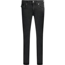 True Religion Men's Rocco Flap Relaxed Black Skinny Jeans