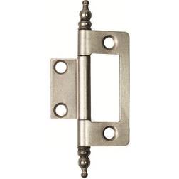 Hickory Hardware 1" Full Inset Surface Mount Self Mortise Free Swinging Cabinet Hinges 2-Pack