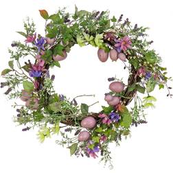 National Tree Company Artificial Spring Wreath Woven Branch Base Decoration