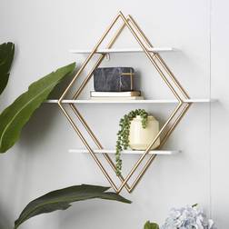 Ridge Road Décor Litton Lane 3 Shape Wall Shelf