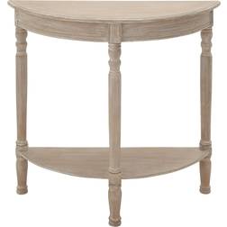 Litton Lane Deco 79 Traditional Half Moon Console Table