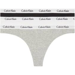 Calvin Klein Carousel Thong 3-Pack Black