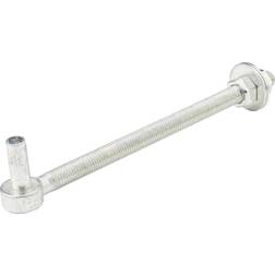 Hillman Hardware L Zinc-Plated Silver Steel Bolt Hook pk 1