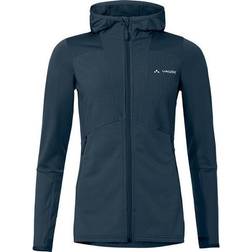 Vaude Monviso Grid Hoodie Fleece Blau Frau