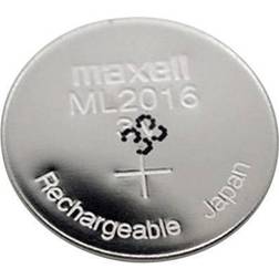 Maxell Knopfzellen-Akku ML2016 1 Stk. 25 mAh Akku Ladegerät