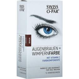 Axisis Augenbrauen Wimpernfarbe Set braun Swiss O Par