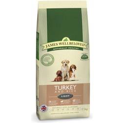 James Wellbeloved Turkey & Rice Light Dog Food 12.5kg