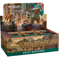 Wizards of the Coast Magic The Gathering: The Lord of The Rings Tales of Middle-Earth Draft Booster Box 36 Packs + 1 Box Topper Card