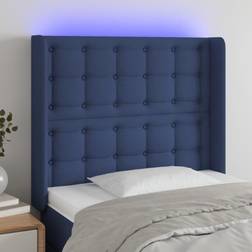 vidaXL LED 83x16x118/128 Sänggavel