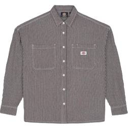 Dickies Hickory Langarm Hemd Mann Dunkelbraun Hickory