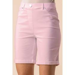 Roman Turned Hem Stretch Shorts
