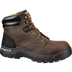 Carhartt 6" Rugged Flex Waterproof Men's Boot M - DK Brown Oil Tanned