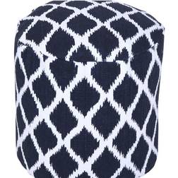 Homescapes Ikat Circular Foot Stool