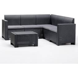 Glendale Nebraska Corner Lounge Set Sofa 188cm 2pcs 5 Seater