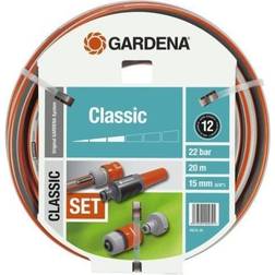 Gardena Tuyau D'arrosage Classic Avec Accessoires 15 mm 20 m (18014-26)