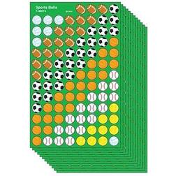 Trend Enterprises Sports Balls SuperShapes Stickers, 800 Per Pack, 12 Packs T-46074-12 Quill