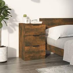 vidaXL smoked oak, 1 Bedside Table