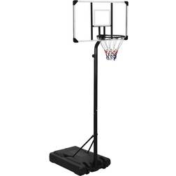 vidaXL Basketballständer Transparent 256-361 cm Polycarbonat