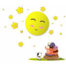 Milagro Milagro Sun LED Childrens Lamp Charming Fun Ultra Low Night Light