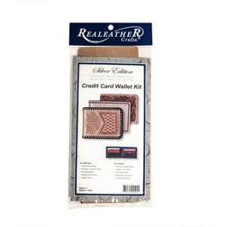 Silver Edition Credit Card Wallet Kit Leather Craft Kit