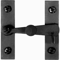 Acorn Matte Black Forged Iron Cabinet Latch