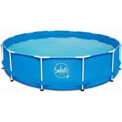 Ambientehome SWING Metal frame POOL, Ø366cm x 0.84m, 6700 Liter