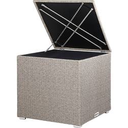 Casaria Polyrattan Auflagenbox Creme