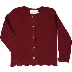 Geggamoja Cardigan - Burgundy (122128)