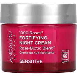 Andalou Naturals 1000 Roses Fortifying Night Cream Sensitive