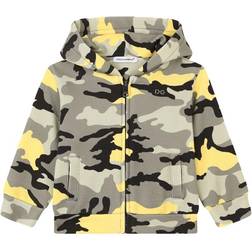 Dolce & Gabbana Baby Camouflage Hoodie, 12M MULTI-COLOURED