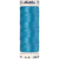 AMANN METTLER Stickgarn POLY SHEEN Kristallblau 3910 200 m No.40