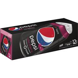 Pepsi Cola Zero Sugar Wild Cherry Soda Pop