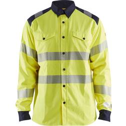 Blåkläder Multinorm Hemd High Vis, hi-vis gelb marine