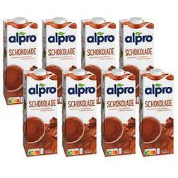 Alpro Classico alla Soia Gusto Cioccolato 8 Confezioni da 1l