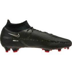 Nike Phantom GT2 Pro Dynamic Fit FG - Black/Summit White/Bright Crimson/Dark Smoke Grey