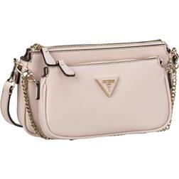 Guess Noelle Saffiano Mini Crossbody Bag - Light Pink