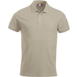 Clique Herren Classic Lincoln Polo Polohemd, Beige helles Khaki