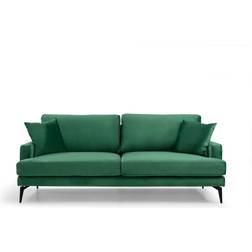 LOTO LIVING Papira 3-Inch Vihreä Sofa