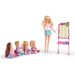 Majorette Simba 105730472002 Steffi Love School Mannequin Doll 29 cm Board and Accessories 4 Students