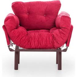 Fauteuil Nitta Single Maroon Rood