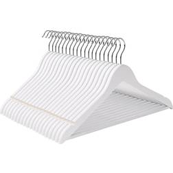 Songmics Metal Hook Wooden Hangers Set of 20 CRW03W-20 Hanger
