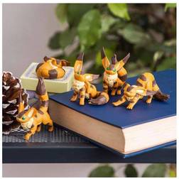 Studio Ghibli Castle in the Sky Mini Figures Pose Collection Fox Squirrel 5 cm Display 6