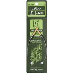 Clover Takumi Bamboo Circular Knitting Needles 9 Size 6 4mm