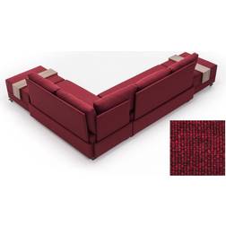 Algeria Hjørnesovesofa Højre Rød Sofa 3 personers