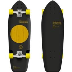 Hydroponic Square Complete Cruiser Skateboard Lunar Black/Yellow Black/Yellow