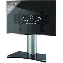 VCM TV Table Stand Windoxa Maxi Black Glass
