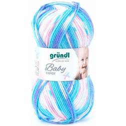 Gründl Wolle Baby color türkis multicolor