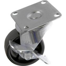 Toolcraft Drejeligt Hjul Med Bremse Og Påskruningsplade 50 mm TO-5137896