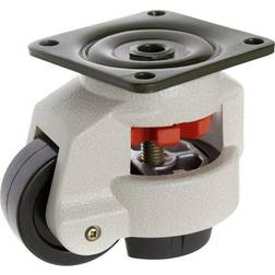 Toolcraft TO-5137965 Swivel castor 62 mm, adjustable with mounting plate Load capacity max. 500 kg